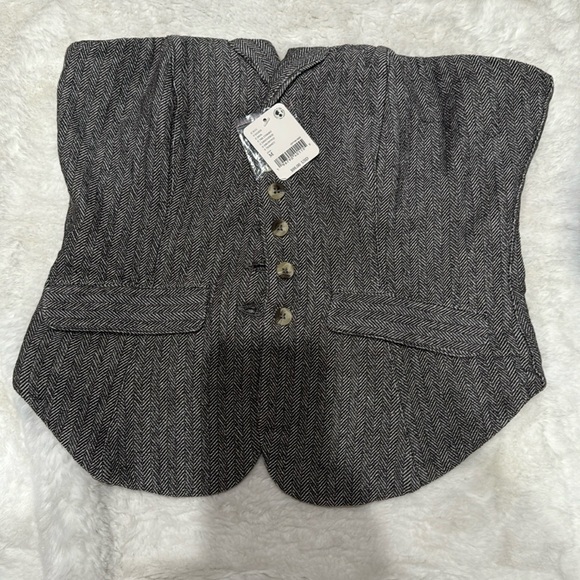 Great Free People crop vest - Picture 1 of 3